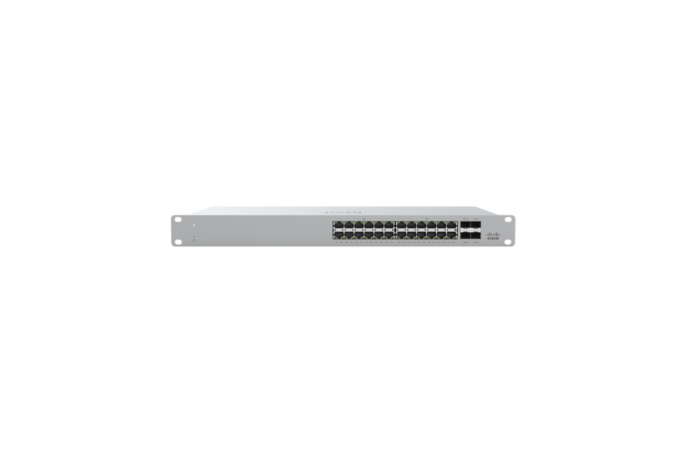 Cisco Meraki MS120-24P 1G L2 Cld -Mngd 24x GigE 370W PoE Switch